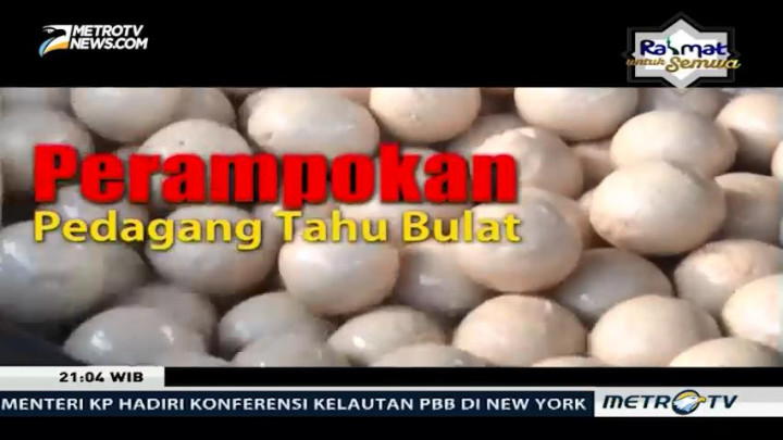 Perampokan Pedagang Tahu Bulat (1)