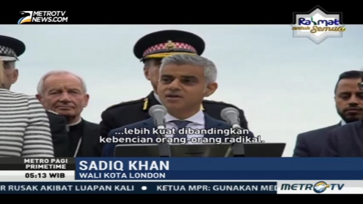 Wali Kota London Pimpin Mengheningkan Cipta untuk Korban Teror