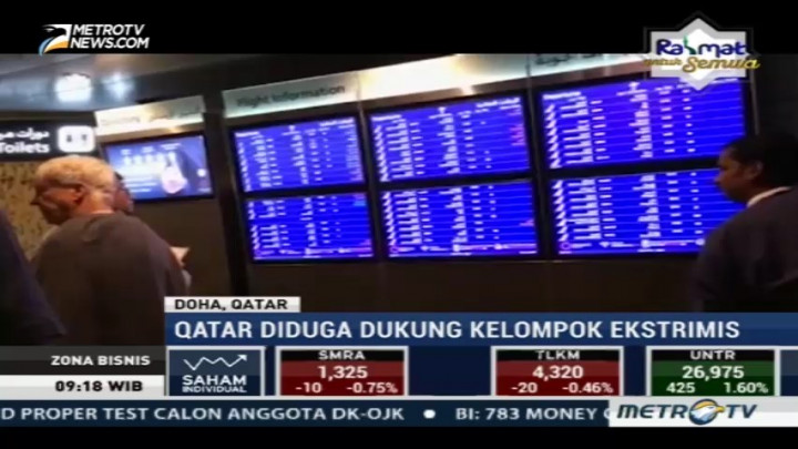 Qatar Airways Setop Penerbangan ke 4 Negara Arab