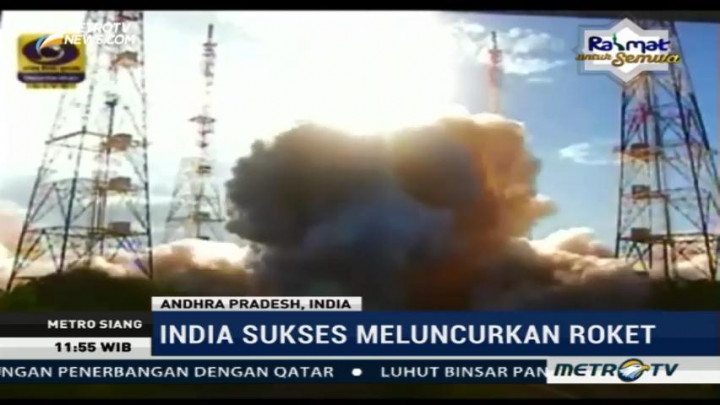Akhirnya, India Sukses Luncurkan Roket Terbesarnya