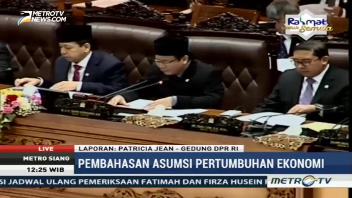DPR-Kemenkeu Gelar Paripurna Bahas Asumsi Pertumbuhan Ekonomi