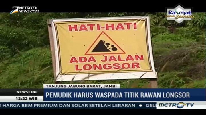 Waspada Titik Rawan Longsor di Lintas Timur