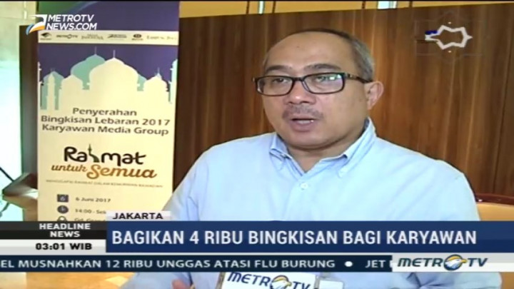 Media Group Serahkan 4.000 Bingkisan Lebaran untuk Karyawan