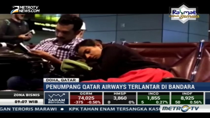 Penumpang Qatar Airways Terlantar di Bandara