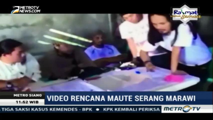 Militer Filipina Rilis Video Rencana Kelompok Maute Serang Marawi