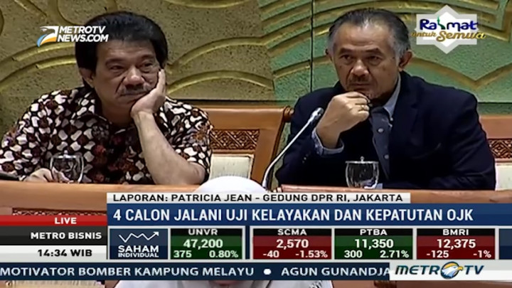 Komisi XI Kembali Uji Empat Calon DK OJK