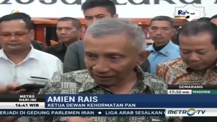 Sambangi DPR, Amien Rais Dukung Pansus Hak Angket KPK
