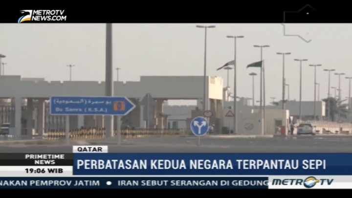 Perbatasan Arab Saudi-Qatar Tampak Sepi