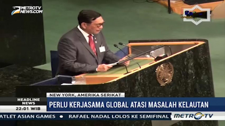 Luhut Ajak Dunia Selesaikan Masalah Sampah Laut