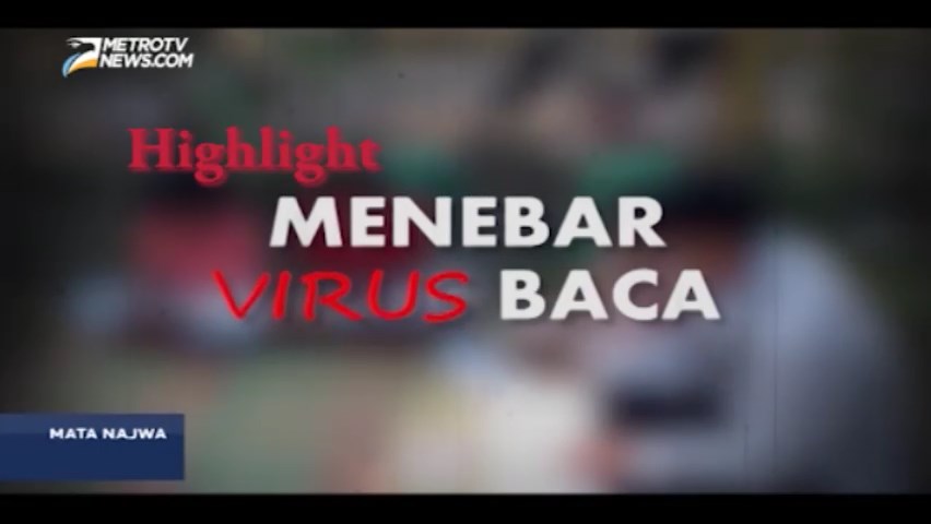 Highlight Mata Najwa: Menebar Virus Baca