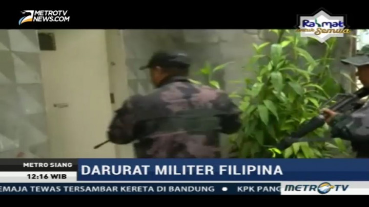 Militer Filipina Sisir Perumahan di Kota Marawi