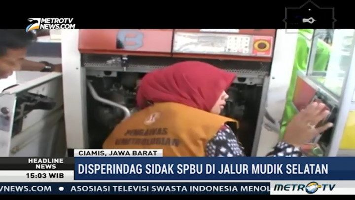 Disperindag Sidak Kecurangan SPBU di Jalur Mudik Selatan