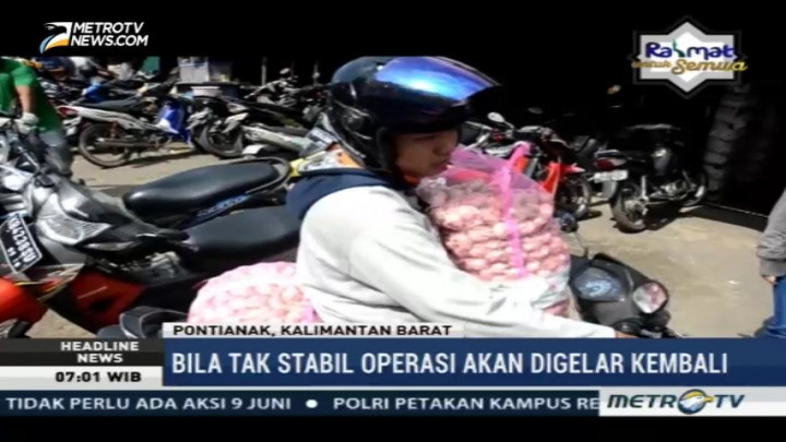 Operasi Pasar Murah Bawang Putih di Pontianak Diklaim Berhasil