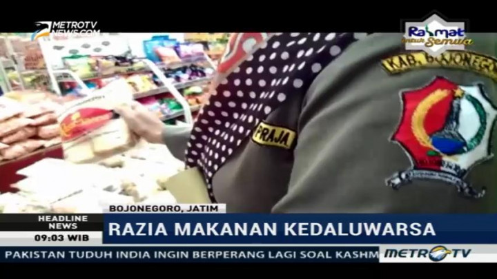 Satgas Pangan Bojonegoro Gelar Razia Makanan dan Minuman Kedaluwarsa