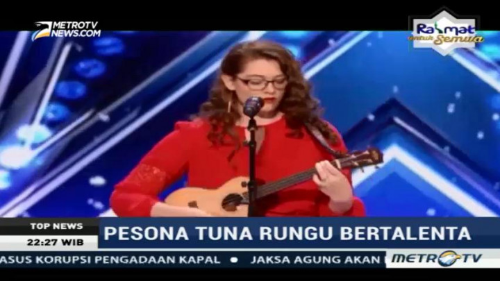 Pesona Tuna Rungu Bertalenta Pukau Juri America's Got Talent