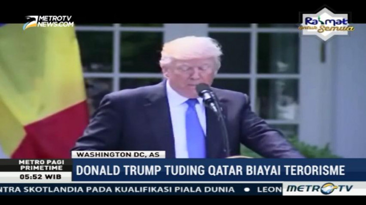 Donald Trump Tuding Qatar Biayai Terorisme