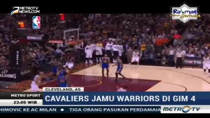 Cavaliers Menang atas Warriors di Game ke-4
