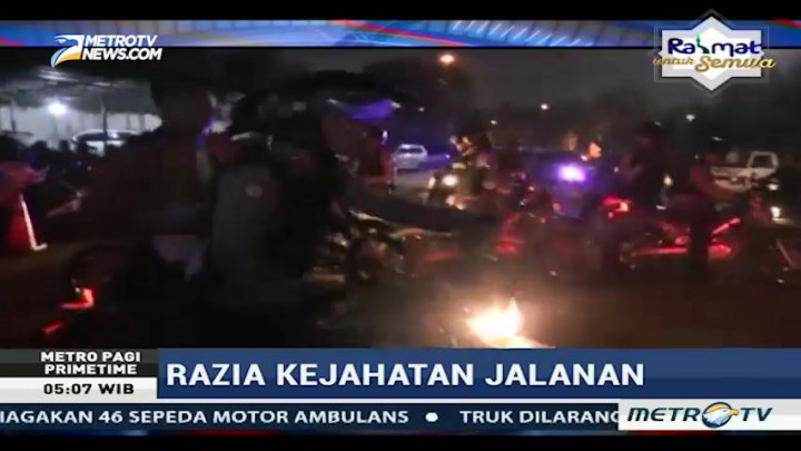 Polisi Gelar Razia Cipta Kondisi Berskala Besar di Bekasi