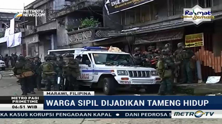 Tentara Filipina Belum Berhasil Rebut Marawi dari Teroris