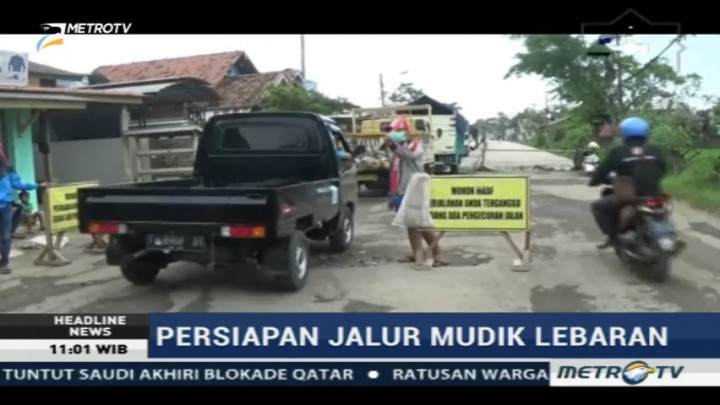 Perbaikan Jalur Alternatif Kendaraan Roda Dua di Karawang Terus Dikerjakan