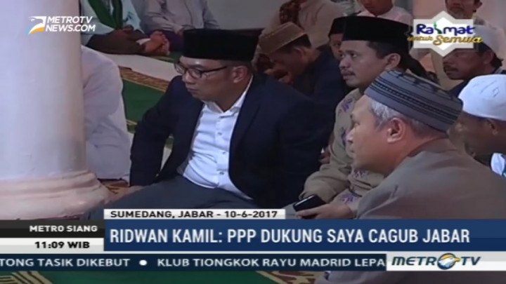Ridwan Kamil: PPP Dukung Saya Cagub Jabar