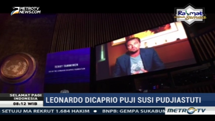Leonardo DiCaprio Puji Aksi Menteri Susi