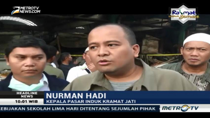 PD Pasar Jaya Siapkan Kios Sementara untuk Pedagang Pasar Kramat Jati