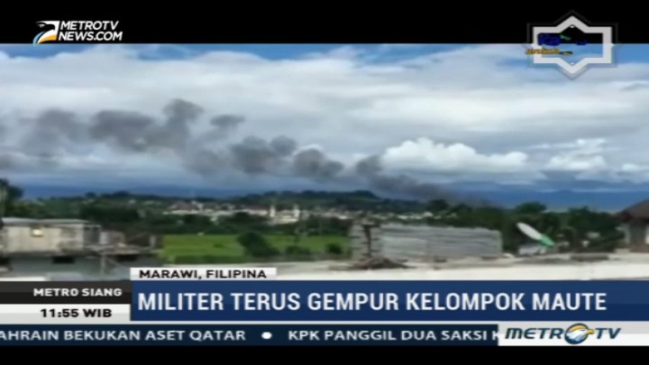 Pasukan Militer Filipina Terus Gempur Kelompok Maute