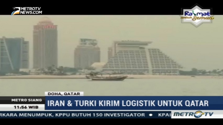 Iran dan Turki Kirim Bantuan Logistik untuk Qatar