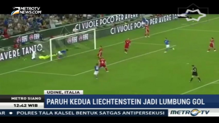 Italia Taklukkan Liechtenstein 5-0