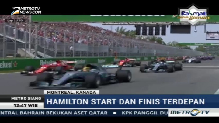 Lewis Hamilton Juara GP Kanada