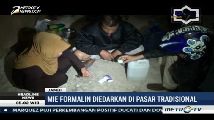 BPOM Jambi Gerebek Gudang Pembuatan Mie Berformalin