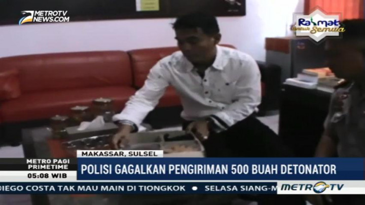 Polisi Gagalkan Pengiriman Paket Lebaran Berisi Bahan Peledak