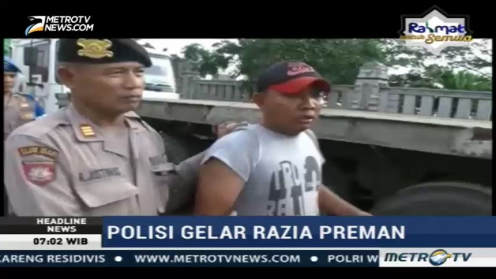 Sejumlah Preman di Terminal Terboyo Diamankan Polisi