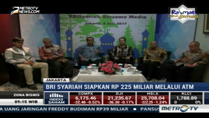BRI Syariah Siapkan Uang Tunai Rp225 M