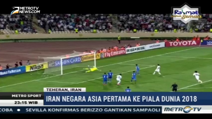 Iran Jadi Negara Asia Pertama ke Piala Dunia 2018