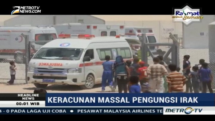 Ratusan Pengungsi Irak Keracunan Massal Saat Buka Puasa