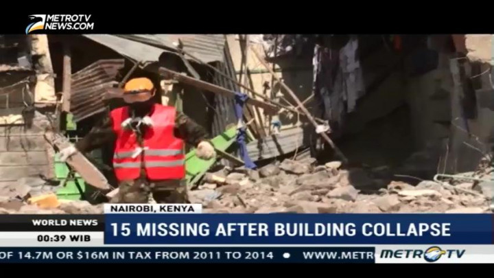 15 Missing After Building Collapse in Kenyan