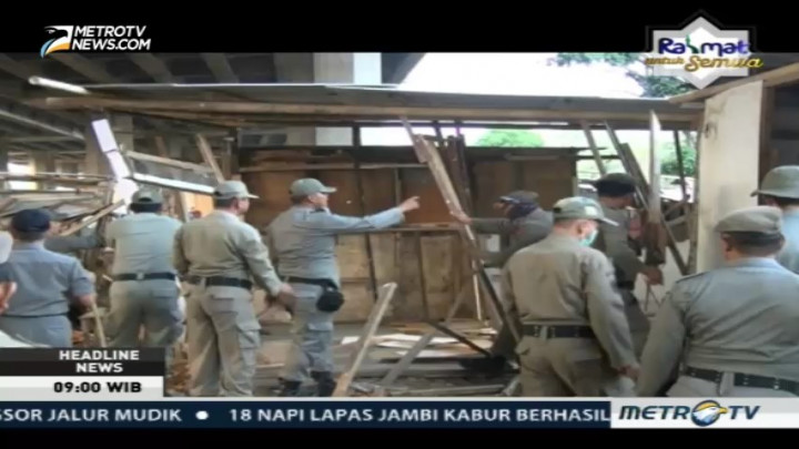 Bangunan Liar di Kolong Tol Kalijodo Diduga Dikendalikan Preman
