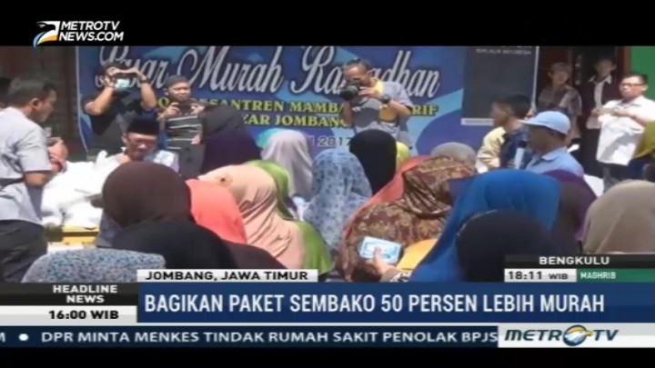 Warga Jombang Serbu Pasar Murah Kemendag