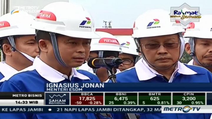 Jelang Mudik, Menteri Jonan Jamin Stok BBM Aman