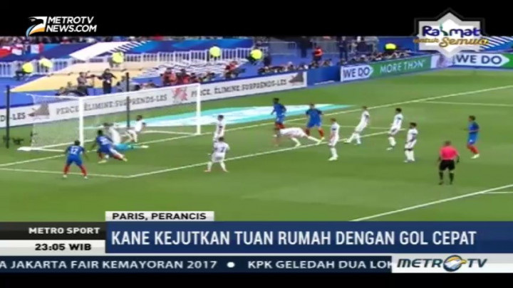 10 Pemain Prancis Kalahkan Inggris 3-2