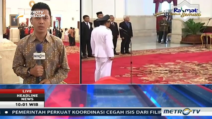 Djarot Resmi Dilantik Sebagai Gubernur DKI Jakarta