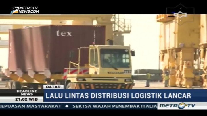 Distribusi Logistik Qatar Lewat Jalur Laut Diklaim Lancar