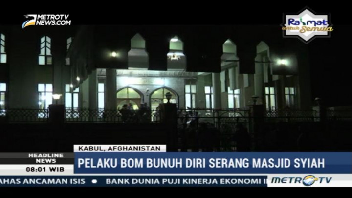 Bom Bunuh Diri Tewaskan 4 Orang di Kabul