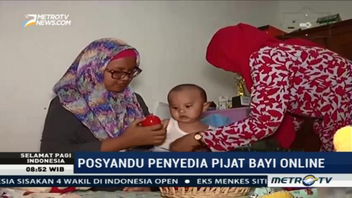 Posyandu Ini Sediakan Layanan Pijat Bayi Gratis