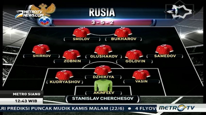 Hadapi Selandia Baru, Rusia Andalkan Pemain Senior