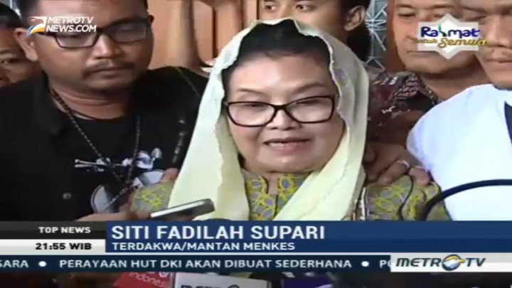 Divonis 4 Tahun Penjara, Ini Tanggapan Siti Fadilah Supari