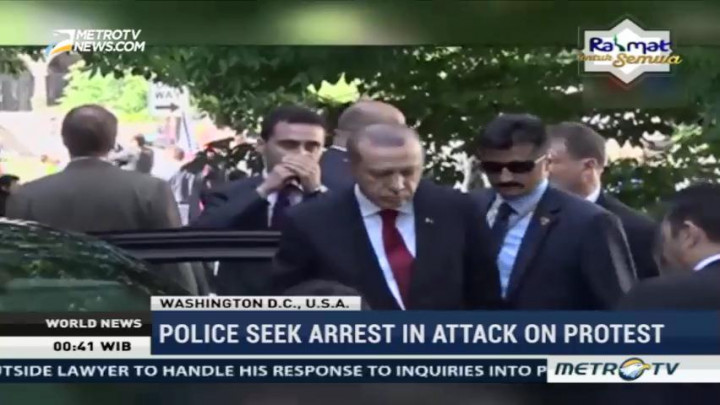 Washington's Police Seek Arrest in Attack on Anti-Erdogan Protest