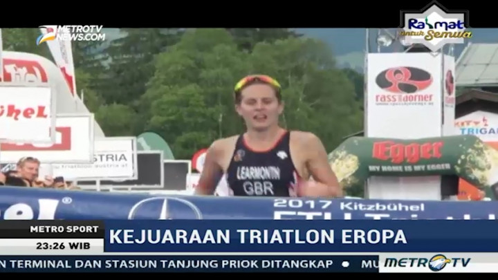 Jessica Learmonth Juarai Kejuaraan Triatlon Eropa